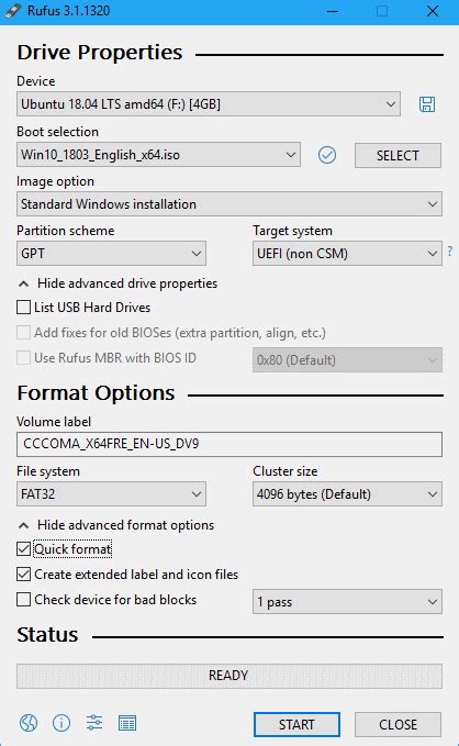 You will find options on the interface of rufus. How To Create A Bootable USB Media Using Rufus For ...