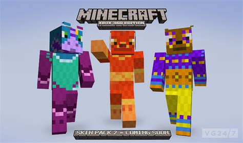 Minecraft Xbox 360 Skin Pack 2 Due August 24 Vg247