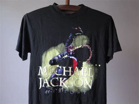 Vintage Michael Jackson T Shirt Michael Jackson History Etsy