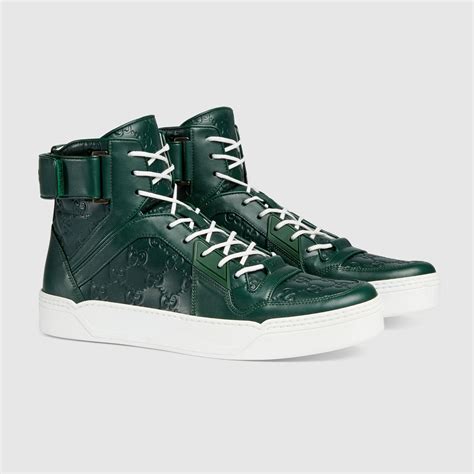 Gucci Gucci Signature High Top Sneaker Sneakers High Top Sneakers