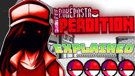 Pokepasta Perdition Mod Explained In Fnf Glitchy Red Strangled Red