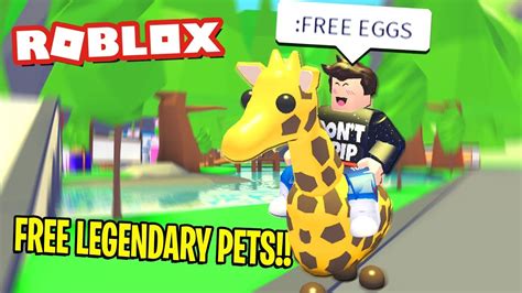 Ways to get free pets. Adopt me legendary pets