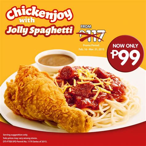 2 pieces chickenjoy with jolly spaghetti. Jollibee on Twitter: "Simula bukas, ang perfect ...