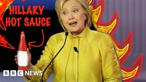 Hillarys Hot Sauce Claim Inflames Pandering Row Bbc News