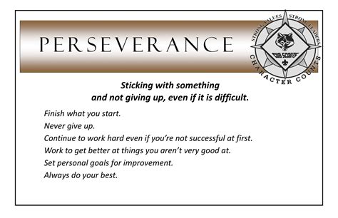Pin On Core Value Perseverance