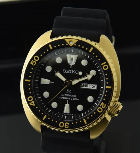 Diving watches by bremont luxury watches, british handmade watches that are tested beyond endurance. Seiko Turtle Gold Plated Dive Watch | WatchesToBuy.com