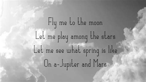 Fly Me To The Moon Tekst - Fly me to the moon (lyrics) - Frank Sinatra - YouTube