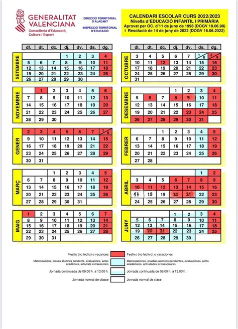 Calendario Escolar 2022 2023 Alicante Bouschet Vines High Imagesee