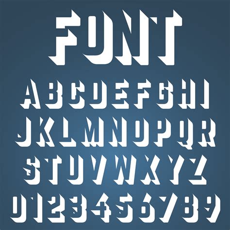 Alphabet Font Incomplete Design 683456 Vector Art At Vecteezy