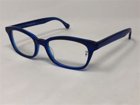 Kala Eyewear “russell” Eyeglasses Frame Usa Cobalt Blue Crystal Gr94 Ebay