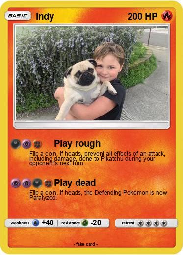 Pokémon Indy 82 82 Play Rough My Pokemon Card