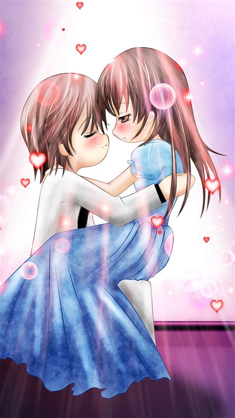 Download Love Couple Cute Anime Wallpaper On By Kguzman71 Anime