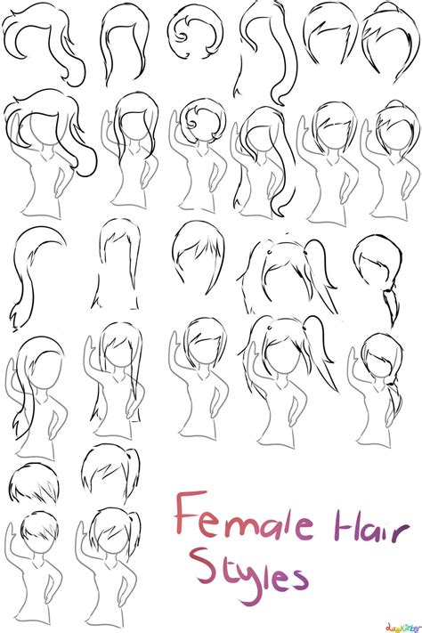 Female Hair Styles By Lucykimber On Deviantart