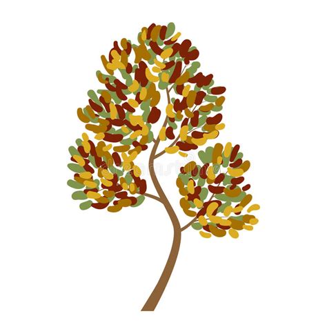 Autumn Tree Stock Vector Illustration Of Decoration 45005058