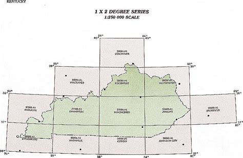 Kentucky Topographic Index Maps Ky State Usgs Topo Quads 24k 100k 250k