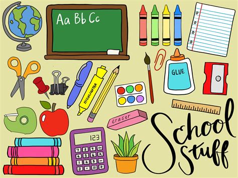 To change the text size on nyc.gov you can use your web browser's settings. SCHOOL SUPPLIES CLIPART clip art school supplies office