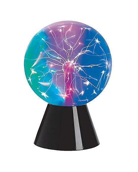 Sound Activated Rainbow Plasma Ball 8 Inch Spencers