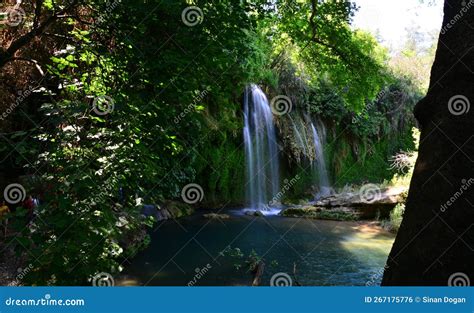 Kursunlu Waterfall Antalya Stock Photo Image Of Watercourse Forest