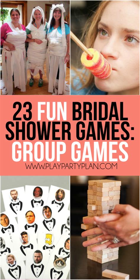 23 More Fun Bridal Shower Games Bridal Shower Games Funny Funny