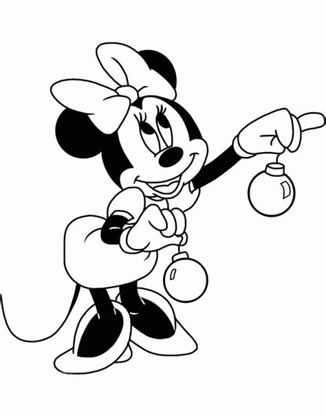 Click on the coloring page to open in a new window and print. Mickey Mouse Christmas Coloring Pages | Minnie mouse ...