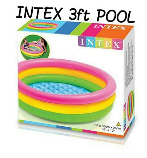Colourfull Pvc Intex 3ft Pool At Rs 260 In Delhi Id 21467654662