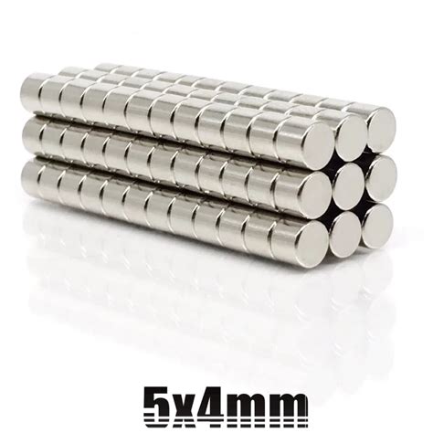100pcs Super Powerful Magnetic Strong 5mm X 4mm Neodymium Magnets Bulk