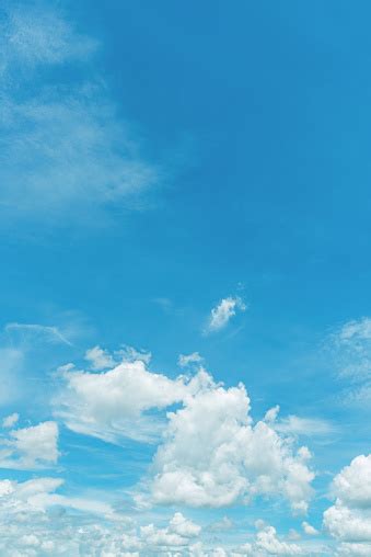 Clear Blue Sky Backgroundclouds With Background Stock