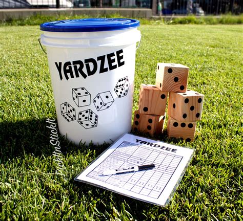 Ready To Ship Yardzee Yard Games Giant Yahtzee Yard Games