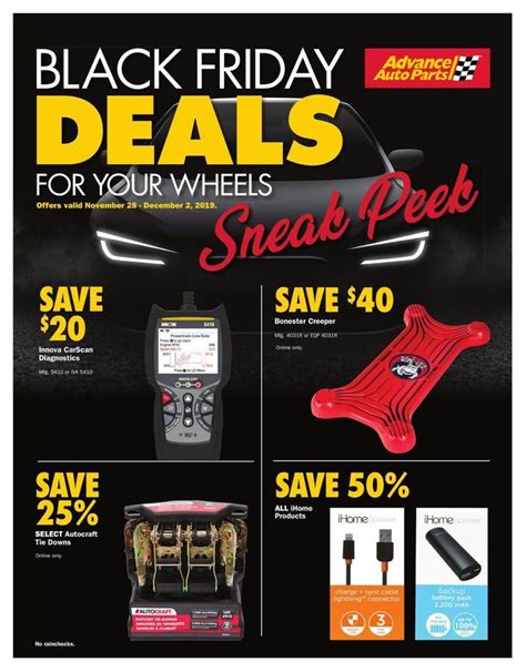 Advance Auto Parts Black Friday 2021 Deals, Sale & Ads