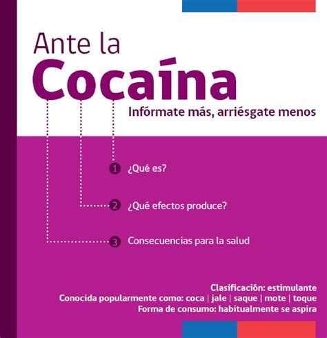 Efectos Y Consecuencias Del Consumo De Cocaina By CONACE Issuu