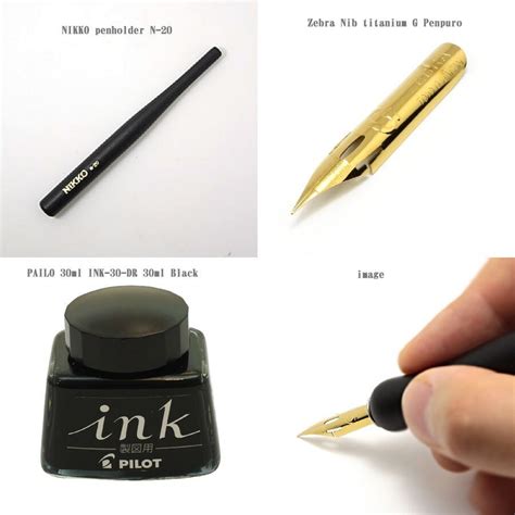 Zebra G Pen Nibandpen Holderandink Set Type Hard Type Chromeset Comic Manga Pen Nib Ink Pen Holders