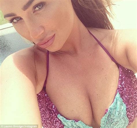 Lauren Goodger Shows Off Her Pert Derriere And Tiny Waist In Skimpy Tassel Detail Bikini As She