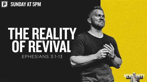 The Reality Of Revival Ephesians 31 13 Youtube