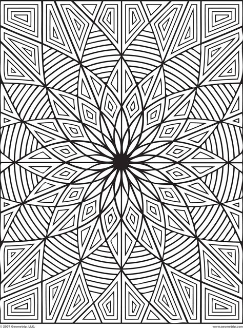 16 Cool Coloring Pages Of Designs Images Cool Geometric Designs