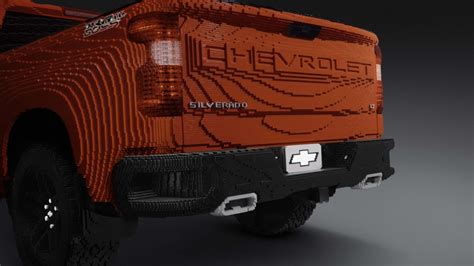 Chevrolet Silverado Ini Dibina Menggunakan Bongkah Lego Sepenuhnya