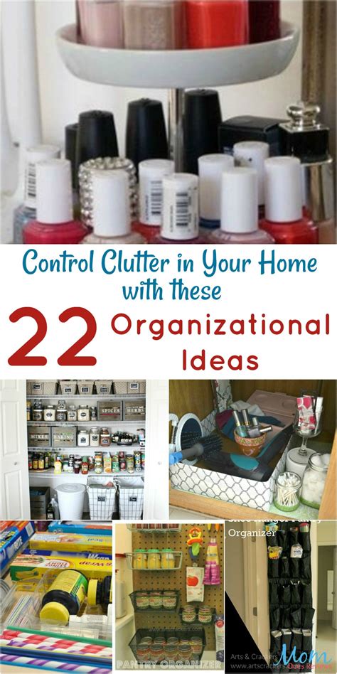 22 Organizational Ideas To Control Clutter In Your Home Mom Does Reviews