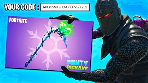 You get a code for the minty axe that can be used right away. HOW TO GET FREE PICKAXE CODE IN FORTNITE! (Free Minty ...