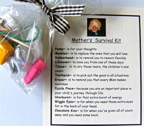 Mothers Survival Kit Great T For Moms