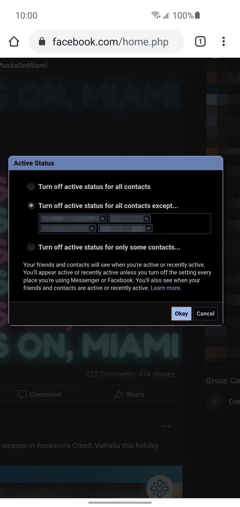 The messenger will prompt you that if you disable this option, it will not only hide your online status, you will also not be able to see if your friends are. How to Hide Your Facebook Messenger Online Status from ...