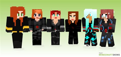 Black Widow Minecraft Skins Download For Free At Superminecraftskins