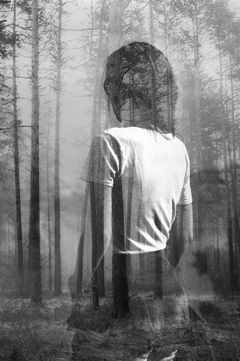 Dramatic Double Exposures Blending Portraits And Nature Double