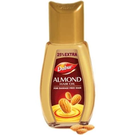 Almond oil has loads of nutrients that nourish the hair like magnesium and zinc. Dabur Almond Hair Oil for Damaged Hair - 8 Must-Have ...