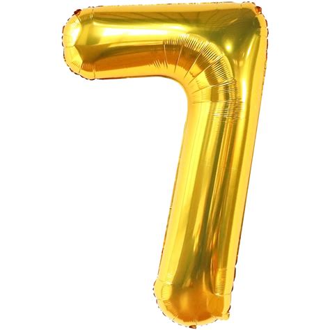 Buy Giant Gold Number 7 Balloon Foil 40 Inch Gold 7 Birthday