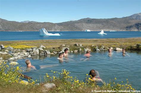 Watch Icebergs Float By While Soaking In A Hot Springin Greenland