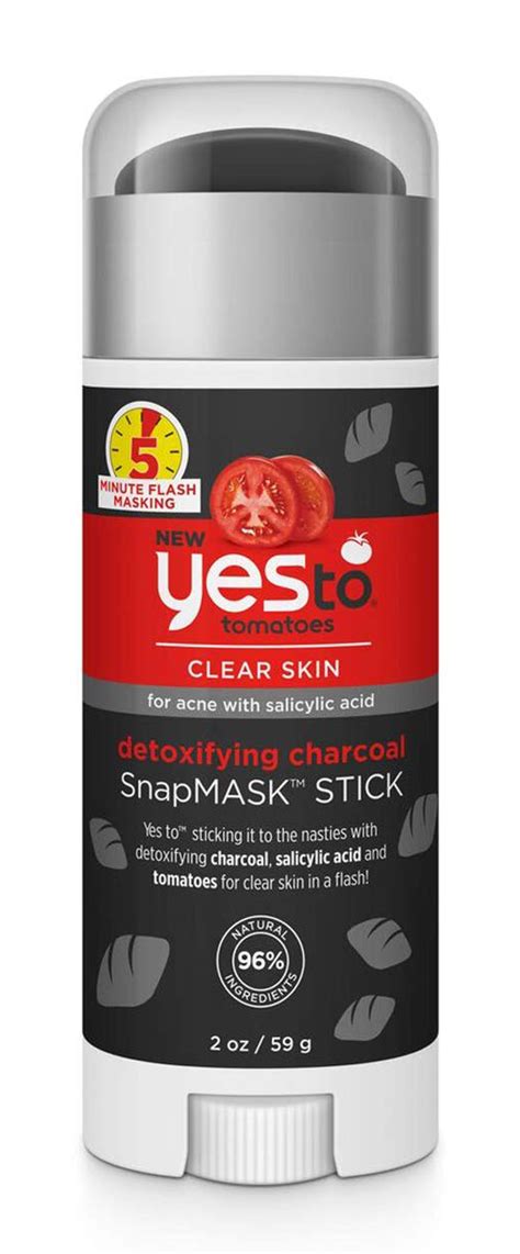Yes To Tomatoes Clear Skin Detoxifying Charcoal SnapMASK Face Facial