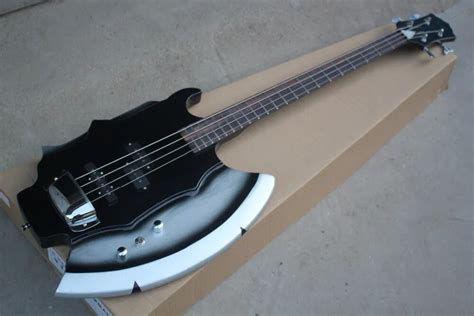Low Price Cort Gene Simmons Axe Guitar 4 Strings Electric Bass Guitar With Bridge Cover In Stock