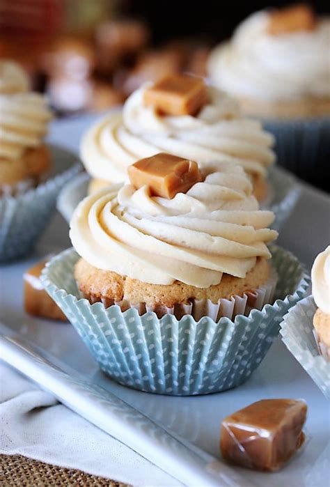 Salted Caramel Cupcakes With Caramel Cream Cheese Frosting The Kitchen Is My Playground