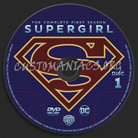 Supergirl Season 1 Dvd Label Dvd Covers And Labels By Customaniacs Id