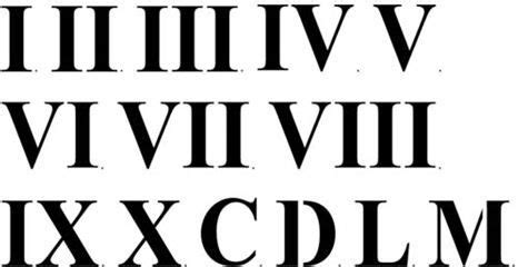 Roman numerals have been always considered as a sign of how you care for your loved ones and how you want to revive those good old memories of any specific day in your life. Four Inch Roman Numeral Wall Stencil (With images) | Roman ...