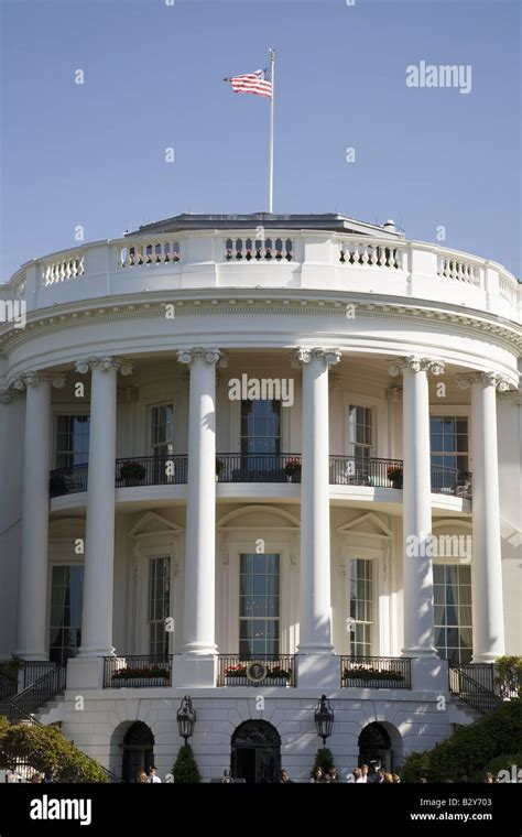 South Portico White House In Hi Res Stock Photography And Images Alamy